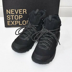 新品ノースフェイス W scrambler mid gore-tex invisible fit トレッキングシューズ スクランブラー ミッド 24.5cm ブラック｜23l0851