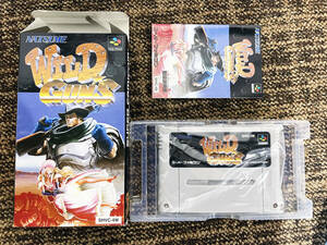 ◎★おそらく新品未使用！★SFC ワイルドガンズ WILD GUNS 箱・取説付き！ NATSUME スーパーファミコン【SHVC-4W】DJQU