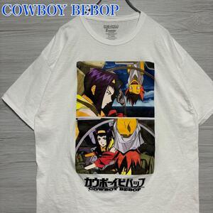 【入手困難】カウボーイビバップ　オフィシャル　Tシャツ　XLサイズ　アニメ　海外輸入　キャラクター　一点物　半袖　映画　ムービー