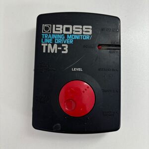 BOSS TM-3 トレーニングモニター LINE DRIVER ギター　キーボード ベース GUITAR BASS 本体のみ rs0014