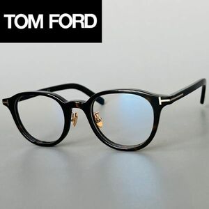 メガネ◆TOM FORD◆トムフォード ボストン メンズ レディース アジアンフィット【新品】ブラウン ゴールド べっ甲柄 ブルーライトカット