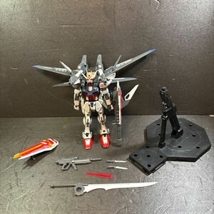 ガンプラジャンク　MG1/100 ストライクガンダム+I.W.S.P 組済　欠品あり　パーツ取りに　