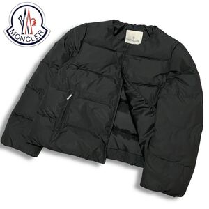 2 国内正規品 MONCLER モンクレール BUSSEROIE DOWN JACKET ナイロン ダウンジャケット ジップアップ ブルゾン ブラック 0 レディース