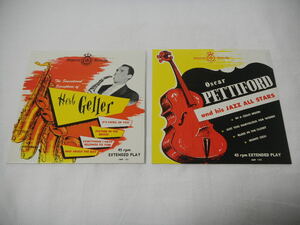 ジャズ ＪＡＺＺ Jazz 45回転 ＥＰレコード ※Herb Geller　Oscar Pettiford　ハーブ・ゲラー オスカー・ペティフォード