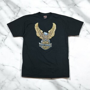 古着 送料無 00s USA製 HARLEY DAVIDSON T SHIRTS BLACK ハーレーダビッドソン【Vintage】