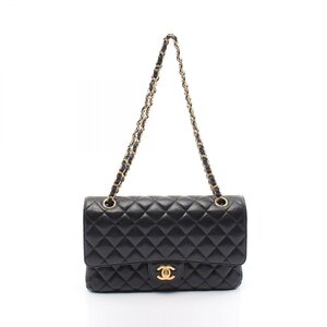 シャネル マトラッセ Wフラップ ブランドオフ CHANEL レザー ショルダーバッグ キャビア 中古 レディース