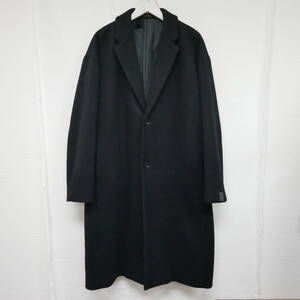 【1円】良好 国内正規 N.HOOLYWOOD エヌハリウッド 21AW CHESTERFIELD COAT チェスターコート 2212-CO07-007 定価94600円 BLACK 黒 40 L