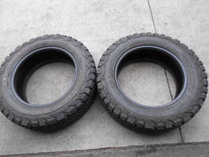 K547 LT225/65R17 107/103S 225/65-17 8PR 中古2本 All-Terrain T/A KO2