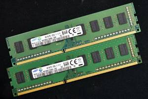 8GB (4GB 2枚組) PC3-12800 PC3-12800U DDR3-1600 240pin non-ECC Unbuffered DIMM 1Rx8 Samsung 1.5V (管:SA5362