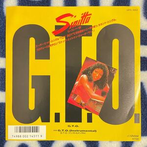 【7inch】◆即決◆中古■【Sinitta シニータ / G.T.O / インスト】7インチ EP■VIPX1882 ハイエナジー EURO BEAT ユーロビート