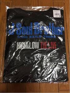 HiGH&LOW THE LIVE 三代目J Soul Brothers ビッグTシャツ BLACK