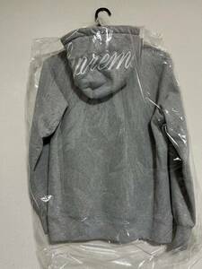 Supreme Classic Script Hooded Sweatshirt grey スクリプト パーカー S small シュプリーム