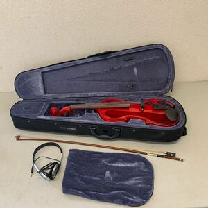 ヴァイオリン CV-210E エレキバイオリン　中古品　電子バイオリン　ケース付　弦楽器 