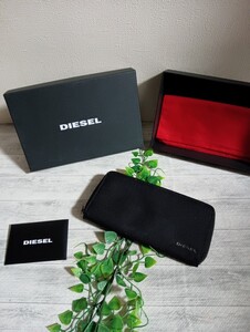 美品　DIESEL　ディーゼル　ラウンドファスナー　財布　長財布