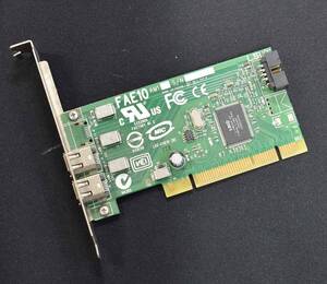 DELL DP/N:0H924H FAE10 6pin 外部x2 内部x1(pin出力) FireWire400 IEEE1394 DV 増設カード PCI PC/AT互換機用 (管:PCH40