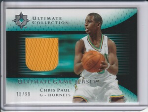 【CHRIS PAUL】2005-06 UPPER DECK ULTIMATE COLLECTION ジャージカード 75/99