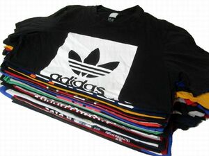 アメリカ輸入★adidas/アディダス Tシャツ 大量 29枚セット★古着卸 S/M 半袖 プリント スポーツ USA オススメ まとめ売り No.OP-1