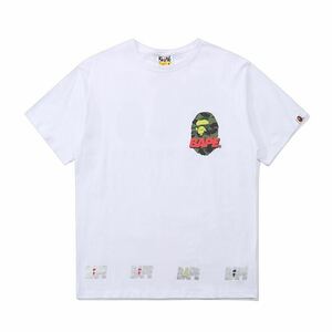 【人気デザイン】a bathing ape tシャツ アベイシングエイプ bape T半袖 メンズ レディース 男女兼用