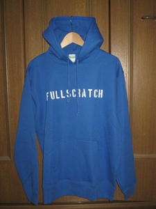 美品 FULLSCRATCH PARKER BLUE L フルスクラッチ パーカー ブルー TIGHT RECORDS BBQ CHICKENS PIZZA OF DEATH RECORDS