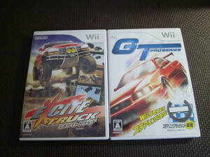 Wiiソフト2本セット《エキサイト トラック/GT pro series》中古