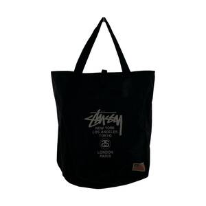 STUSSY ステューシー 2WAY トートバッグ/ブラック