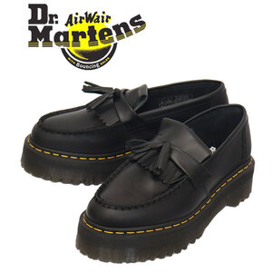 Dr.Martens (ドクターマーチン) 27989001 ADRIAN エイドリアン QUAD タッセル ローファー レザーシューズ BLACK UK5-約24.0cm