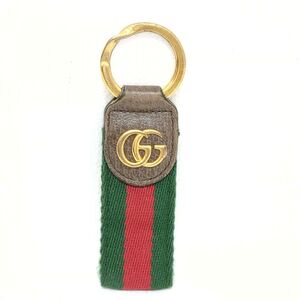 グッチ　キーホルダー　キーリング　GG　シェリー　オフィディア　GUCCI　中古　◆3111/藤枝インター店