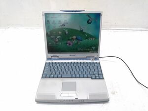 ♪Windows Me Sharp シャープ PC-MJ750R Celerom 20GB 56MB CD-R 14.1インチ 0214-71B @80♪