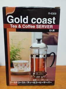 Gold coast★Tea & Coffee Server5人用★ティー＆コーヒーサーバー★R-6309★未使用