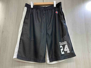 夏 X-LARGE エクストララージ ×Champion 2TONE MESH SHORT ハーフパンツ L ブラック×ホワイト