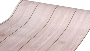 壁紙 (薄紅（うすくれない）色系) 木目 アンティーク調 レトロ PVC シール 板柄 45cm × 10m 貼り付け シール式