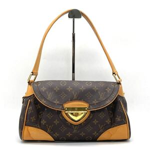 1円 良品 LOUIS VUITTON ルイヴィトン モノグラム ビバリーMM ショルダーバッグ ワンショルダー M40121