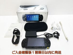 【1円】SONY Playstation Portable 本体 PSP-1000 ブラック バリューパック 未検品ジャンク バッテリーなし H05-636yk/F3