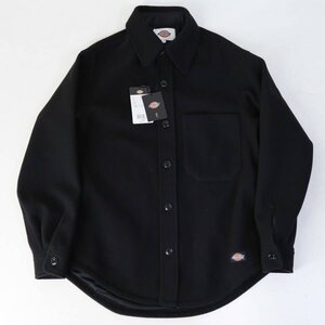 新品！Dickies ディッキーズ ワークシャツ Sサイズ メンズ ブラック 長袖シャツ★102v13