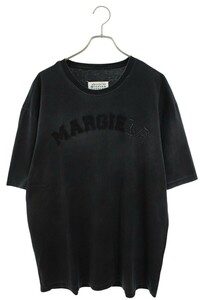 メゾンマルジェラ Maison Margiela 24SS S50GC0685 サイズ:XS オーバーサイズヴィンテージ加工ロゴTシャツ 中古 OM10