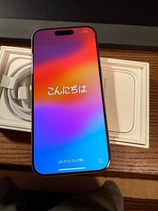 iPhone15pro ナチュラルチタニウム　256GB SIMフリー　中古です