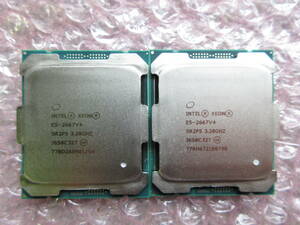 【2個セット】Intel / インテル / Xeon E5-2667v4 3.20GHz / SR2P5 / BIOS認識 / No.SE02