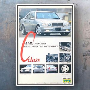 当時物 AMG Cクラス 広告 / ポスター W202 C43 Cクラス メーター ベンツ C280 ホイール 純正 シート パーツ ミニカー グッズ Mercedes Benz