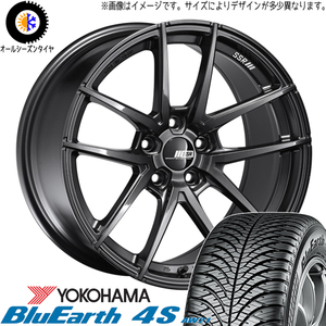 225/45R18 オールシーズンタイヤホイールセット レヴォーグ etc (YOKOHAMA BluEarth AW21 & SSR REINER 5穴 114.3)