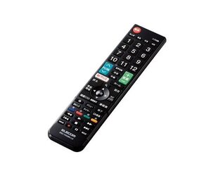 ERC-TV02BK-LG(ブラック) かんたんTVリモコン LG用(中古品)