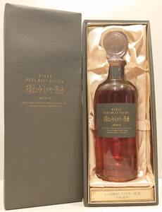 ①【希少品】ニッカ ピュアモルト 樽出しウイスキー原酒 Pure Malt Whisky 500ml 55.1度【箱付未開栓】