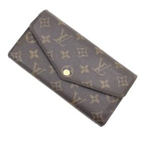 $$ LOUIS VUITTON ルイヴィトン 長財布 モノグラム ポルトフォイユサラ M60531 ブラウン やや傷や汚れあり