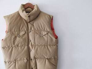 極美品 90s THE NORTH FACE ノースフェイス 茶タグ 復刻 65/35 ダウンベスト LL■70s 80s ビッグサイズ シェラ mont-bell EBTEK gap ssz