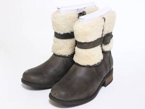 UGG アンティーク加工 ショートブーツ Blayre II ブレア2 ロッジ US5 22.0㎝ 新品 ブラウン アグ