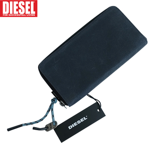 新品 DIESEL ディーゼル 長財布 ラウンドファスナー 財布 ウォレット X08289 メンズ ブランド 雑貨 ネイビー