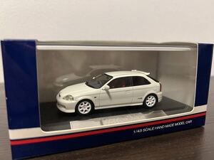 ハイストーリ― 1/43 ホンダシビックタイプR(1998)チャンピオンシップホワイト HS037WH EK9【1円~】