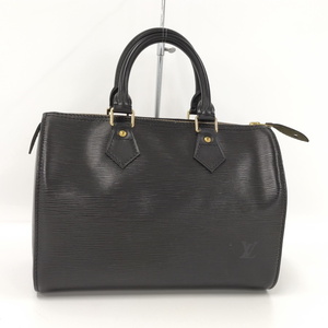 【中古】LOUIS VUITTON スピーディ 25 ハンドバッグ エピ ノワール ブラック M59032