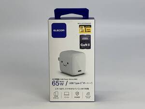 ★ELECOM　エレコム　AC充電器　USB Power Delivery対応　65W　USB Type-C ポート×1　MPA-ACCP8565WF　しろちゃん　未開封品　76