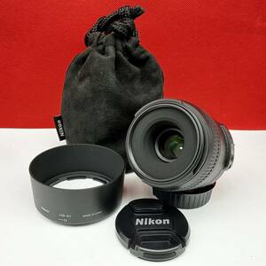 ▲ Nikon AF-S Micro NIKKOR 40mm 1:2.8G DX カメラレンズ 単焦点 AF動作確認済 ニコン