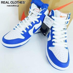 【未使用】NIKE/ナイキ SB DUNK HIGH PRO ISO KENTUCKY/ダンク ハイ プロ ケンタッキー DH7149-400/28 /080